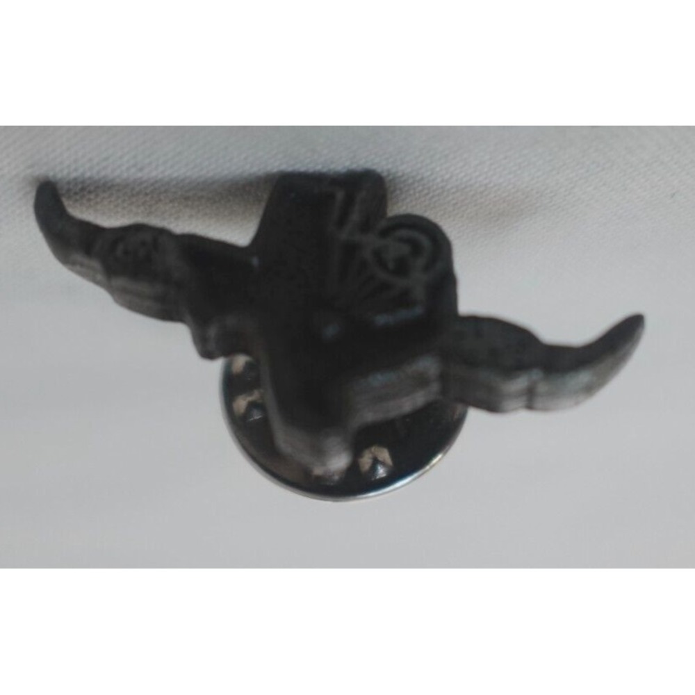Texas State Horns Lapel‎ Pin Bull Jewelry Cattle Cow Ranch Cowboy Vintage